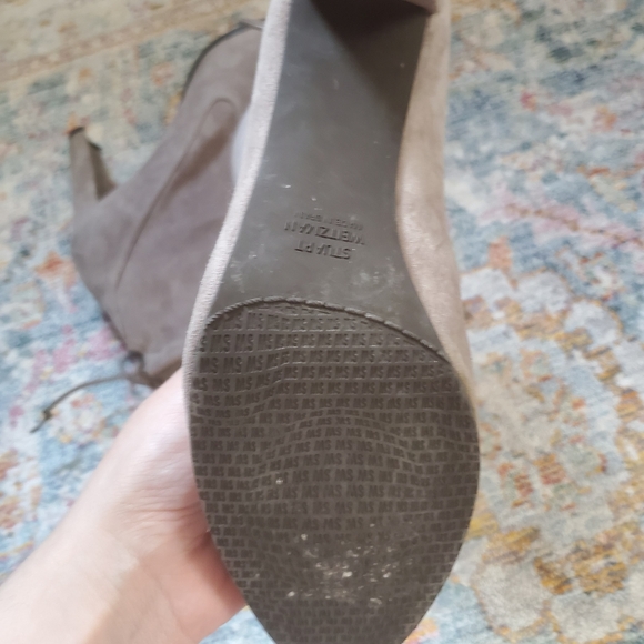 Stuart Weitzman Glove Boot Topo Suede - Picture 6 of 6